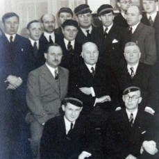 Boris Krivoshapkin during the visit of Ivan Bunin to Fraternitas Arctica